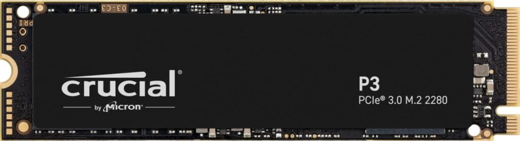 Crucial P3 1TB PCIe 3.0 3D NAND NVMe M.2 SSD